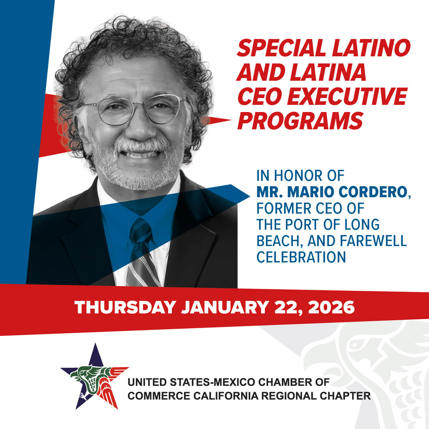 Special Latino and Latina CEO Executive Program Honoring Mr. Mario Cordero